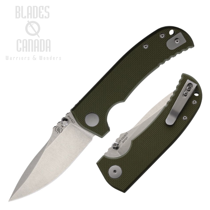 Spartan Blades Astor Folding Knife, CTS-XHP, G10 Green